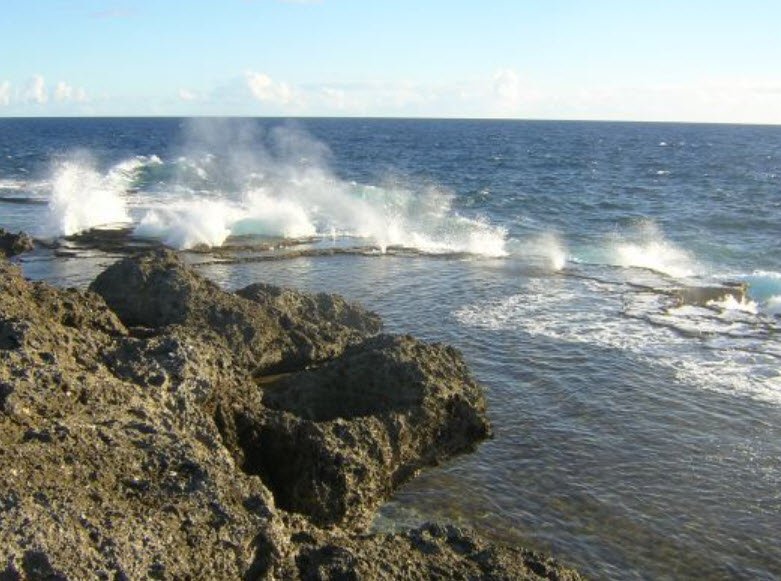 Mapu a Vaea (Blowholes), Houma, Tongatapu, Tonga